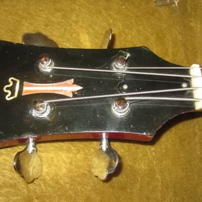1974 Guild JS-II Bass Double Pickup Cherry Red image 8