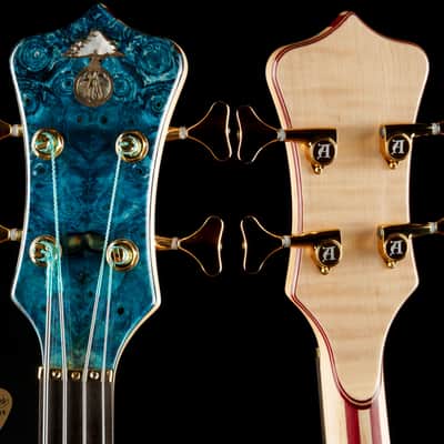 Alembic Mark King Signature Deluxe - Buckeye Burl Resin Top image 7
