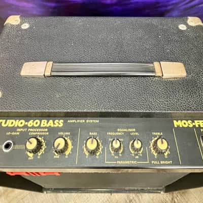 HH Electronic Studio-60 Bass “Bass Baby” 60W MOS-FET Combo c.1980s – Made in England imagen 4