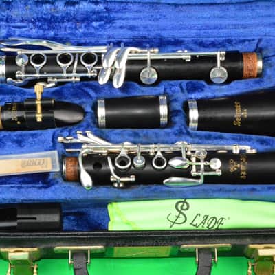 Selmer CL210 - Intermeadiate Level Grenadilla Wood Clarinet - Silver Plated Keys, New Pads image 1