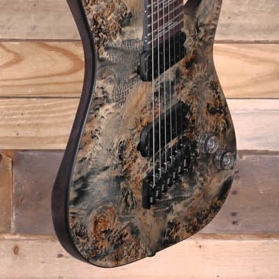 Schecter Omen Elite-7 7-String Multiscale Electric Guitar Charcoal image 2