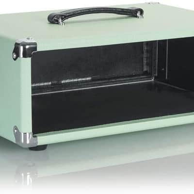 Gator - GR-RETRORACK-3SG - Vintage Amp Vibe Rack Case - 3U - Seafoam Green image 2