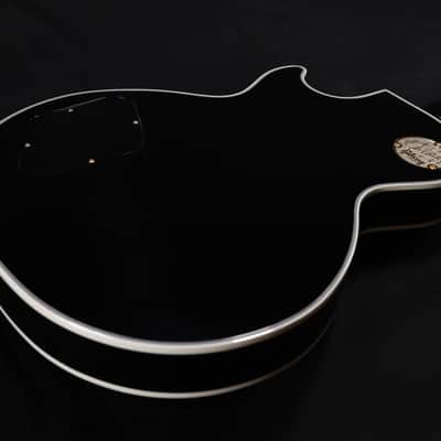 Gibson Custom Les Paul Custom Long Scale Electric Guitar - Ebony 313 image 5