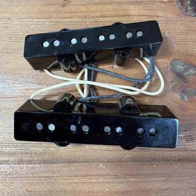 Fender 099-2123-000 Original Jazz Bass Pickup Set Black 1896 image 2