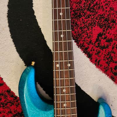 Ernie Ball Music Man StingRay 5 Special HH Electric Bass (with Case) - Ocean Sparkle, Rosewood Fretboard image 11