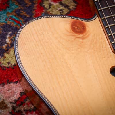 FENDER USA Custom Shop Knotty Pine Telecaster Thinline "Aged Natural + Rosewood" (2020) image 9