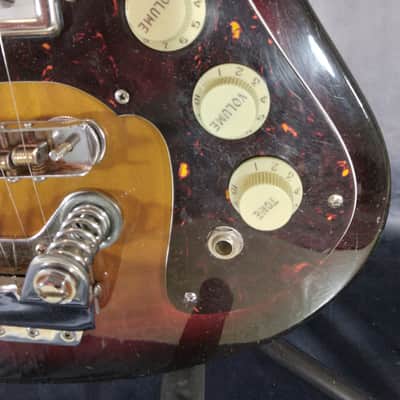 Silvertone Rare, Vintage, Made in Japan, Electric Guitar Model 319-14109? 1960s - Tobacco Burst image 16