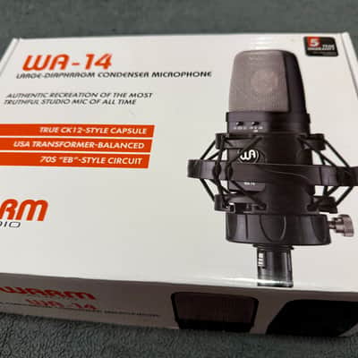 Warm Audio WA-14 Multipattern Brass Capsule Condenser Microphone 2017 - Present Black image 7
