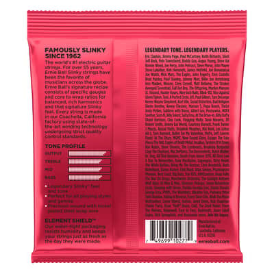 Ernie Ball 2226 Nickel Wound Burly Slinky Guitar Strings (11-52) image 2