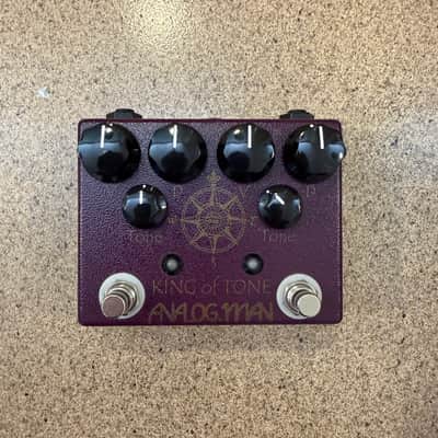 Analogman King of Tone V4 with Red Side High Gain Option and Mode Toggle Switch 2009 - Present - Graphic image 2