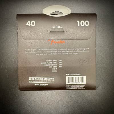 Fender 7250 Long Scale, 7250L .040-.100, Roundwound Bass Strings, Nickel Plated Steel image 2