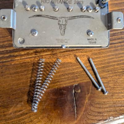 Rio Grande BBQ "BARBEQUE BUCKER" Humbucker Bridge Pickup, 2 Conductor, G-Spaced 2013 - Nickel image 1