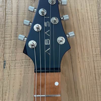 Abasi Concepts Larada Master Series USA 2022 DAT PVRP Purple / Blue - Roasted Flamed neck image 8
