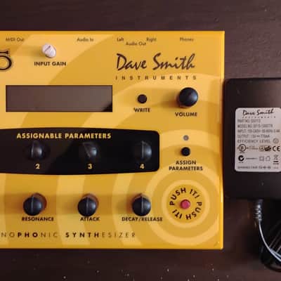 Dave Smith Instruments Mopho Desktop Monophonic Synthesizer 2008 - 2016 - Yellow image 4