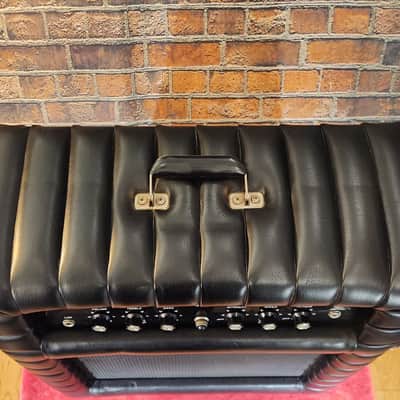 Vintage 1970s Kustom K25 C-2 1x12" Combo Black Tuck & Roll image 5