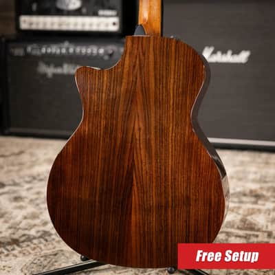 Taylor 414ce Studio Grand Auditorium Acoustic/Electric Guitar - Natural with Gig Bag - Factory Demo image 2
