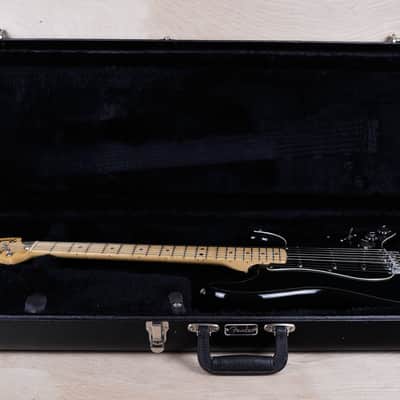 Fender Stratocaster Hardtail 1978 Black Vintage USA w/ Hard Case image 2