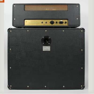 Marshall JTM 45 MKII reissue head and 2×12 cab 1989 Black image 5