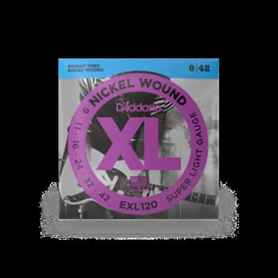 D'Addario 09-42 Super Light, XL Nickel Electric, 3-Pack image 1