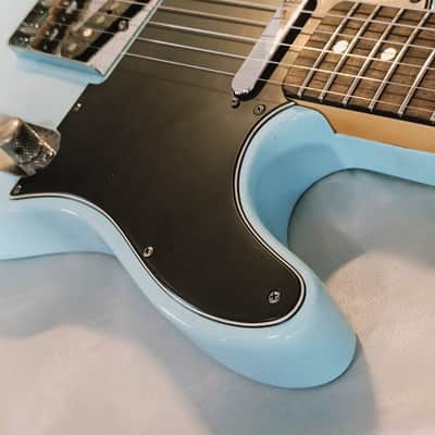 Belle Guitars Teg Workhorse - Faded Sonic Blue image 10