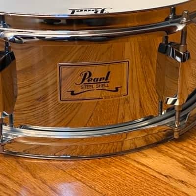 Pearl 5x13" Steel Shell Snare Drum image 2