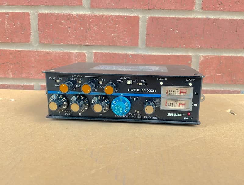 Shure FP32 Field Mixer Portable Vintage Rare as-is image 1