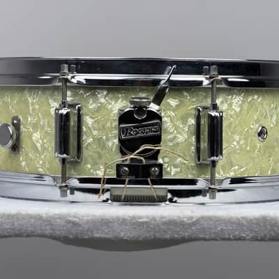 Rogers 20/12/14/16/5x14" Cleveland-Era Holiday Drum Set - White Marine Pearl image 14