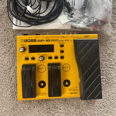 Boss GP-10 Guitar Processor Multi-Effect Unit with GK-3 Pickup 2014 - 2024 - Yellow image 1