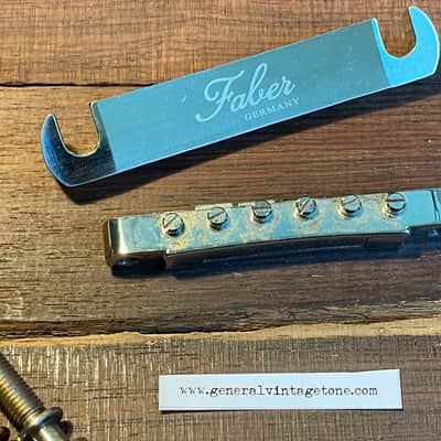 Faber  Bulk set Faber hardware for Les paul Nashville to True historic correct hardware Aged  Aged a image 5
