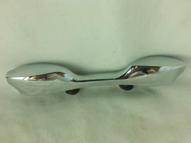 *John Grey 1x Bass Drum Lugs Chrome Vintage 60s 2 3/8" England 7"-Long Autocrat* image 1