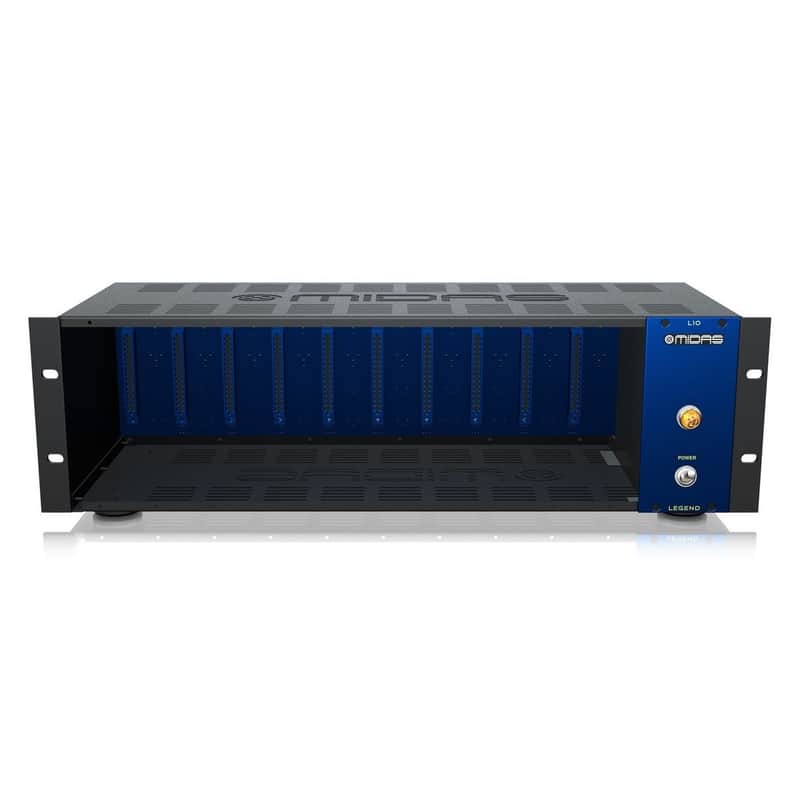 Midas L10 Legend 10-Slot Rackmount 500 Series Chassis image 1