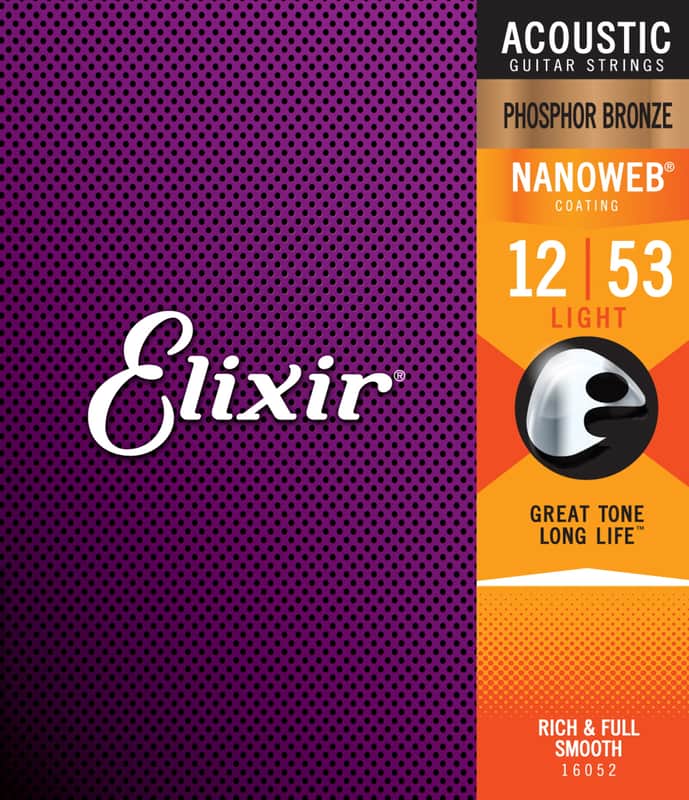 Elixir Phosphor Bronze Nanoweb 12-53 image 1