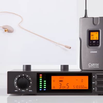 UX1200BP1T Wireless Headset Microphone System-Tan image 2