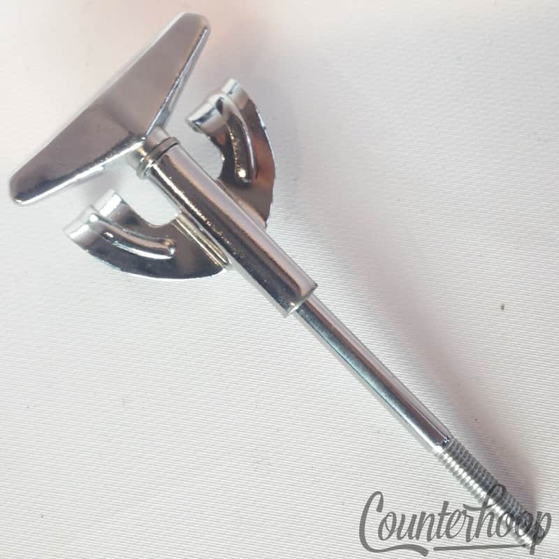 *Pearl Bass Drum Tension T-Rod+Claw Metric Thick Japan Chrome 4 1/4" Vintage 60s image 1