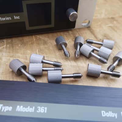NEW! MINT! Access Plate/Emblem/Thumbscrews for Dolby 361 Noise Reduction Frame image 6