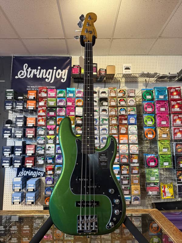 Fender Player II Modified Active Precision Bass with Rosewood Fretboard 2025 - Present - Harvest Green Metallic image 1