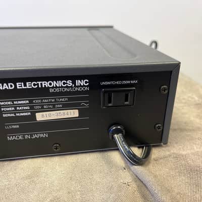 VINTAGE "NAD" STEREO TUNER 4300 image 10