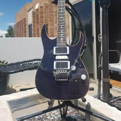 Ibanez SRGT 47 FM thru-neck spot model passive 24F 2003 - Translucent Purple image 1