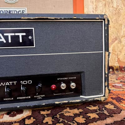 Vintage 1972 Hiwatt Custom 100 100w DR103 Original UK Valve Amplifier Head 1970s image 4