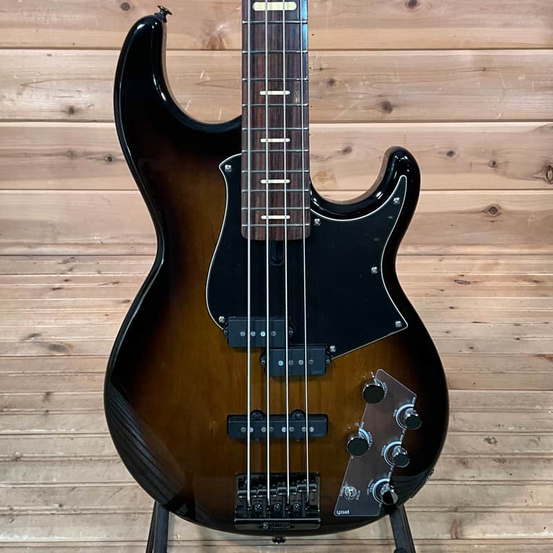 Yamaha BB734A 4-String Electric Bass Guitar - Dark Coffee Sunburst image 1