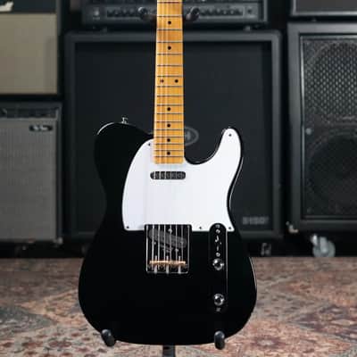 Fender Telecaster Black with MIJ Neck, Upgraded TV Jones Pickups, and Hardshell Case - Used image 3