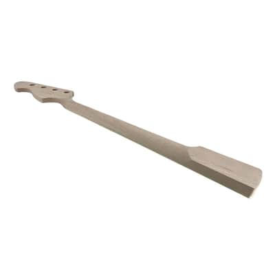 Maple Replacement Electric Bass Guitar Neck, 4-String 20 Fret 30'' Scale Length 42mm Nut and 65mm Heel Rosewood Fretboard Bolt On Unfinished Bass Neck DIY Installation & Repair image 3