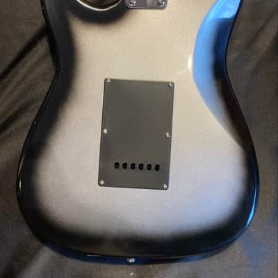 Leo Jaymz Leo Jaymz 2025 - Black/ silver burst with maple neck and fingerboard image 5