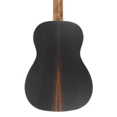 Kala SSEBY-B Solid Spruce & Striped Ebony Baritone Ukulele image 2