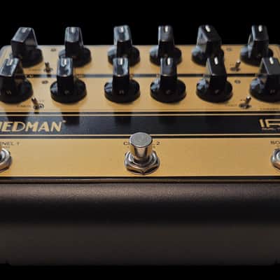 Friedman IR-X Dual Tube Preamp DI 2-channel Pedal-style Tube Guitar Preamp/DI with Power Amp Simulation, IR Loader, Effects Loop, and MIDI (No Box) image 2