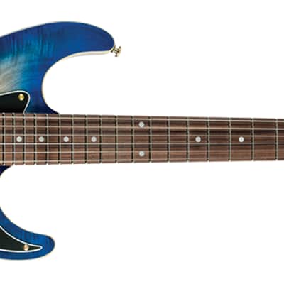 Michael Kelly Blue Burst Burl 60 Ultra Double Cutaway Electric w/ Locking Tremelo System MK60CBLPRH image 7