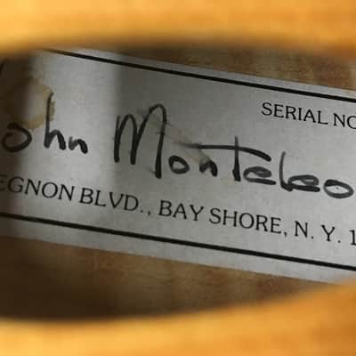 Monteleone Grand Artist Mandolin, 1982, Blonde (used) image 14