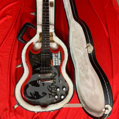 One Of A Kind SIGNED Hank Williams Jr Gibson SG Custom Monday Night Football image 1