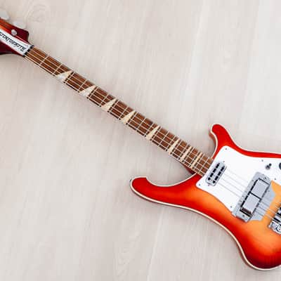 1965 Rickenbacker 4001 Vintage Neck Through Bass Fireglo w/ Case image 12