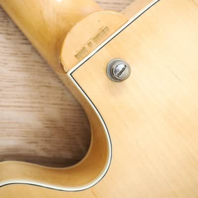 1970s Hagstrom Jimmy D'Aquisto Archtop Electric Guitar Blonde Sweden w/ Case image 15